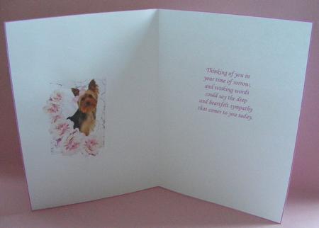 Yorkie Angel Insert by Diana Holmes