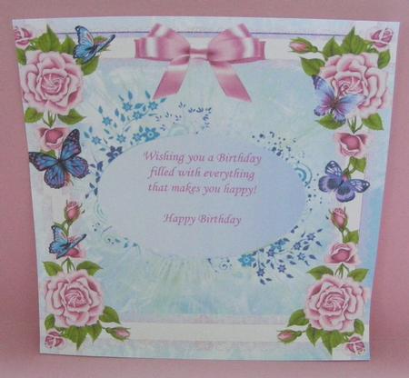Birthday Cuppa for Mum Insert by Diana Holmes