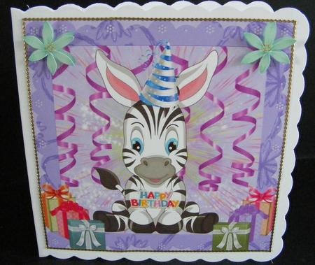 Purple Age Birthday by Diana Holmes