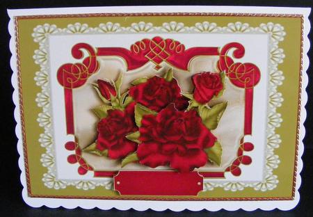 Red Roses and White Lace Sbs by Diana Holmes