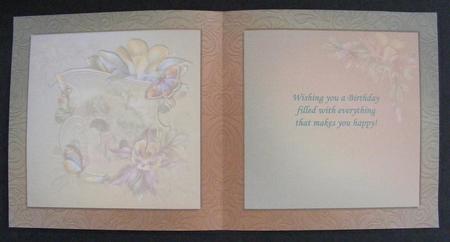 Vintage Archway with Forest Flowers Insert by Diana Holmes
