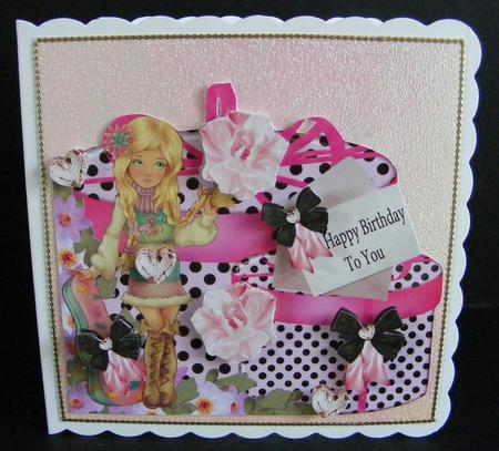 Polka Dot Gift Box by Diana Holmes