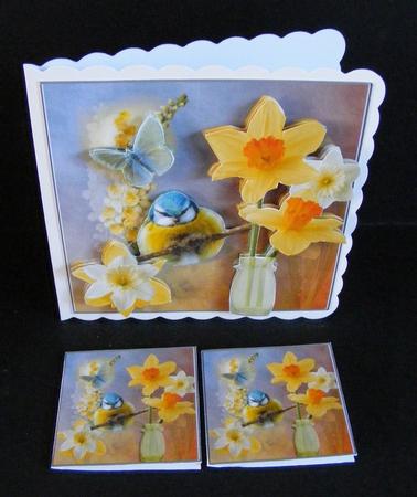 Spring Daffodiles Sweetness Mini Kit by Diana Holmes