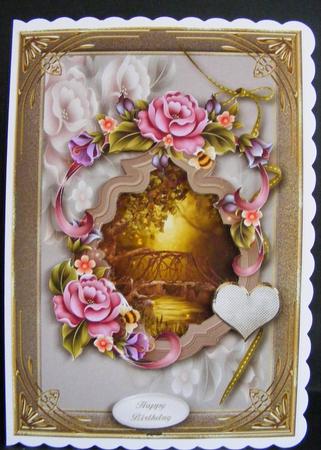 Bridge to Romance Card Topper 1 by Diana Holmes