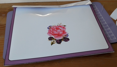 Wiper card Pink peonies by Diana Koeleveld