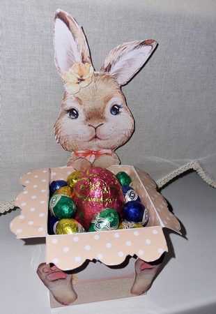 Little Spring Bunny #1 Treat Box, Card & Envelope Kit by Diana Koeleveld