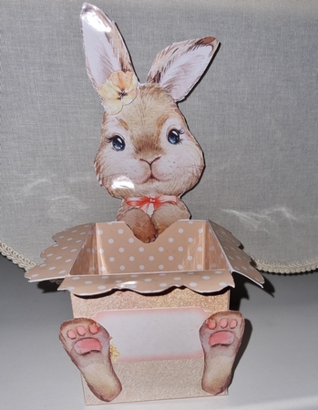 Little Spring Bunny #1 Treat Box, Card & Envelope Kit by Diana Koeleveld