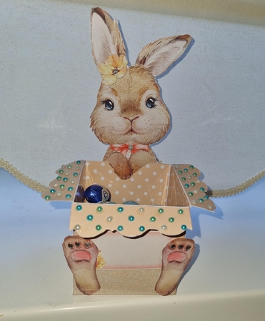 Little Spring Bunny #1 Treat Box, Card & Envelope Kit by Diana Koeleveld