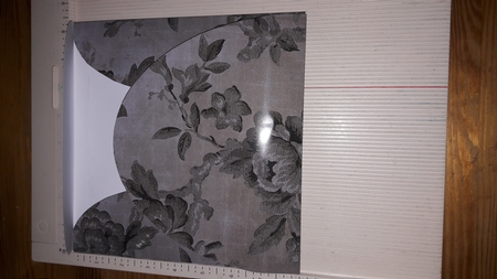Black Roses Floral Fancy 8in Envelope Kit by Diana Koeleveld