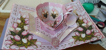 Time for Tea Pop-up Kit - Spring Tulips and Butterflies by Diana Koeleveld