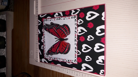 Monarch - Red - 3D Butterfly Window Card by Diana Koeleveld