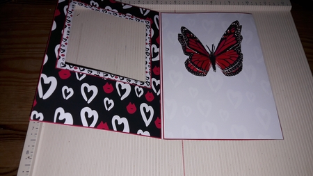 Monarch - Red - 3D Butterfly Window Card by Diana Koeleveld