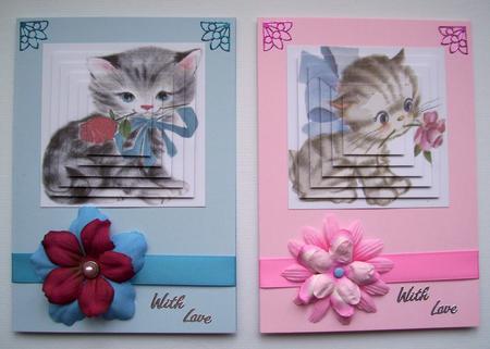Cats Stackers by Diana Newson