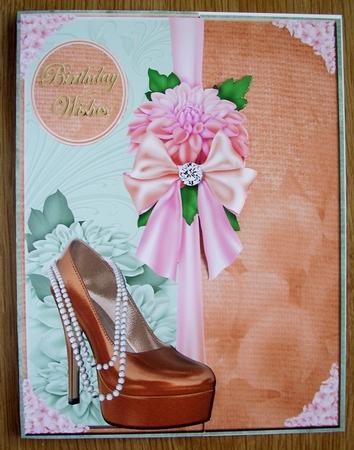 Pretty Floral and Heels for Birthday#1 by Diana Newson