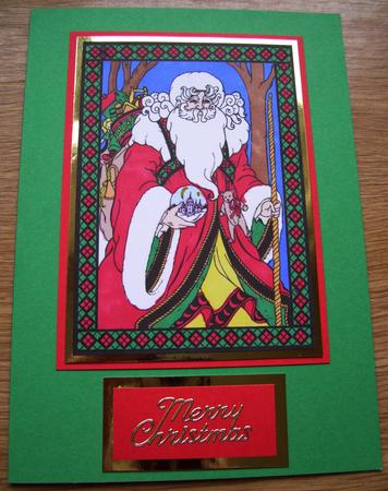 Vintage Santa 3, Digital Stamp by Diana Newson