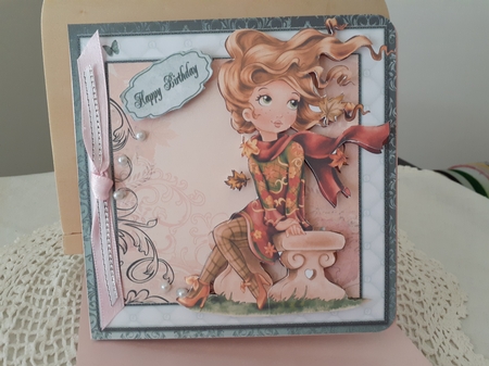 Autumn girl mini kit by Diane Carbis