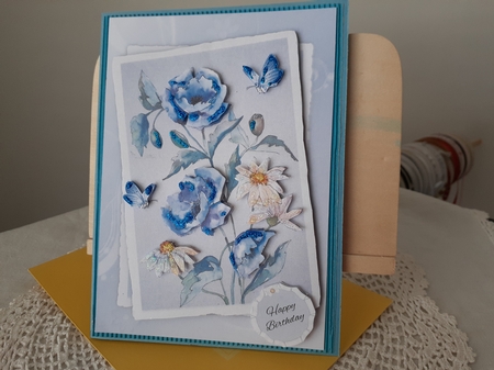 Lovely Watercolor Poppies by Diane Carbis