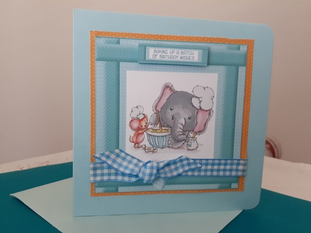 Cute Critters Birthday Topper # 2 by Diane Carbis