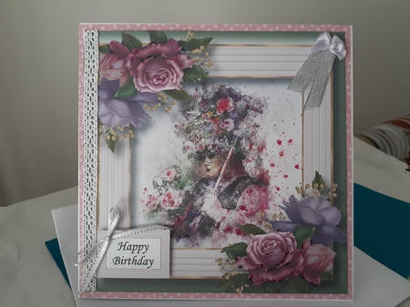 Masquerade Ball - Belle Epoque 8x8 by Diane Carbis