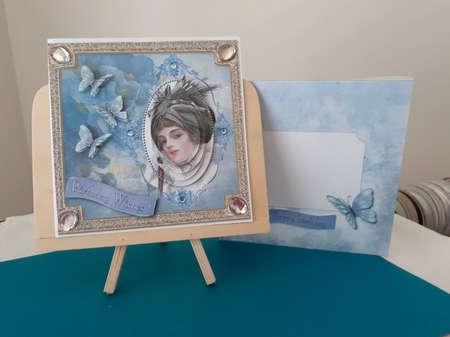 Blue Birthday - Pyramid - Vintage  by Diane Carbis