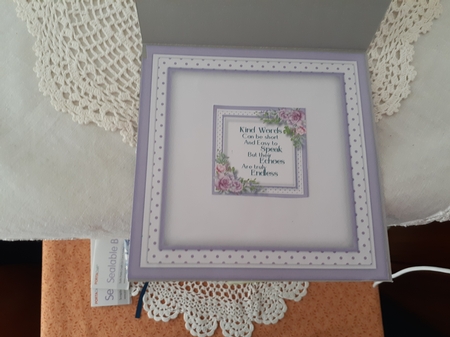 Lilac Sherbert Topper or Insert by Diane Carbis