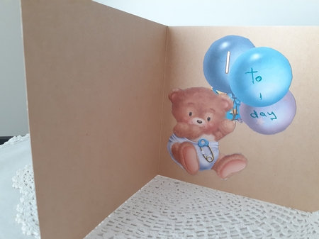 Birthday boy 1 today toppers by Diane Carbis