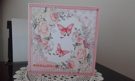 Beautiful Pink Roses by Diane Carbis