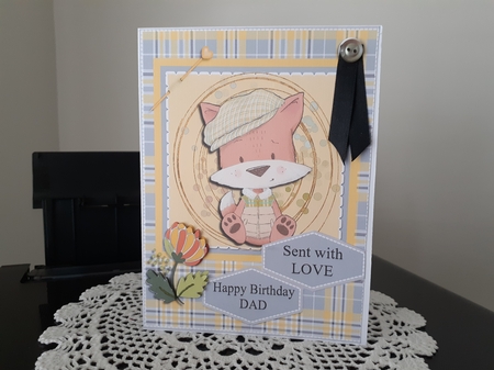 Foxy - Happy birthday dad by Diane Carbis