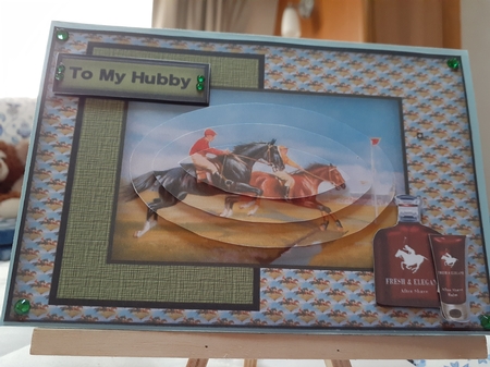 VINTAGE HORSE RASING  by Diane Carbis