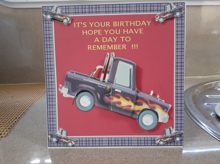 A male truck design by Diane Carbis