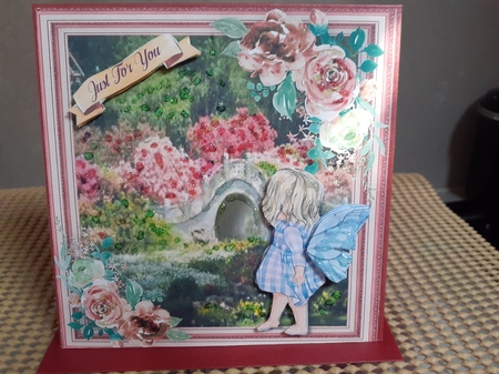 Fairy in  the Garden by Diane Carbis