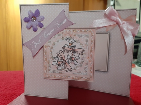 Dreamy Dragonflies - No-Hole Fold Back Card by Diane Carbis