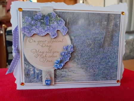 Deckle Edge - Bluebell Walk by Diane Carbis