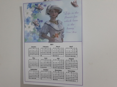 Life is the flower...... Calender by Diane Carbis
