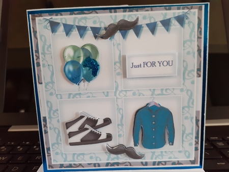 Male Quick Card  3 by Diane Carbis