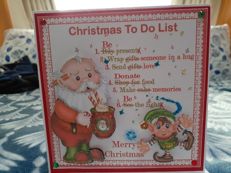 8x8 Christmas to do list mini kit by Diane Carbis
