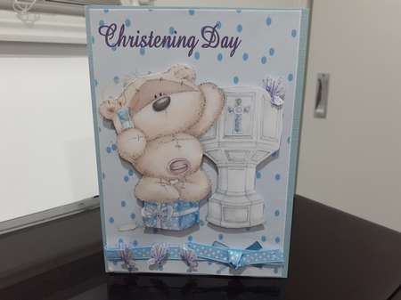 Boys Christening Day by Diane Carbis