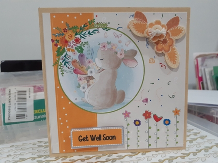 Cute bunnie - yellow theme by Diane Carbis