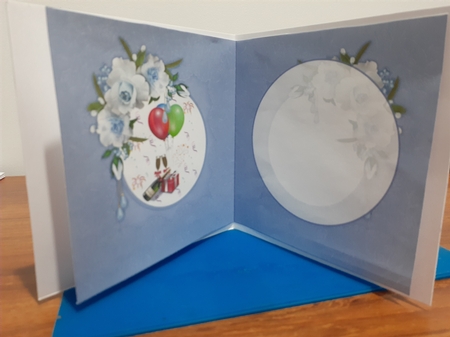 Blue Fairy Wren - Birthday by Diane Carbis