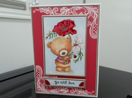 Get Well Soon - Teddy Bear by Diane Carbis