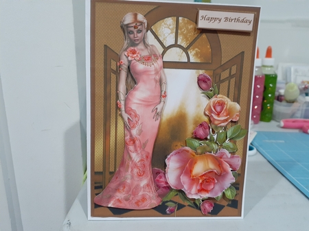 Peachy Rose by Diane Carbis