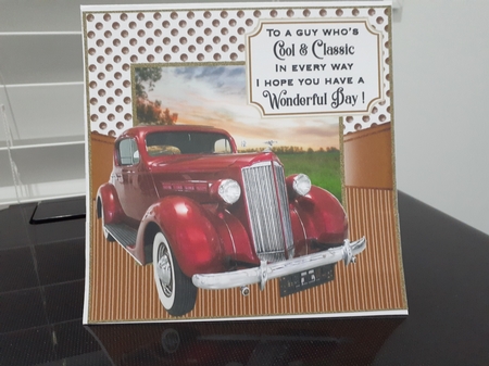 3 Vintage car card front/toppers 6 by Diane Carbis