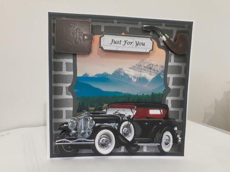 Vintage Guy Ride 2 by Diane Carbis