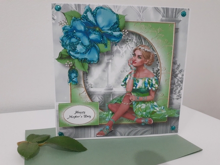 Summer Beauty Square - Gvenet 8x8 by Diane Carbis