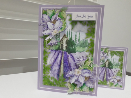 A5, Mini Kit, The Lavender Fields by Diane Carbis