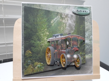 Traction engine  by Diane Carbis