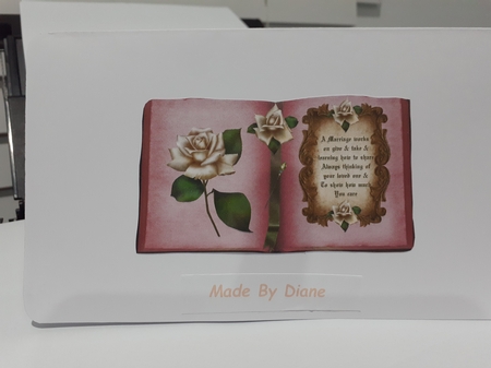 vintage Book Of Roses #4 by Diane Carbis