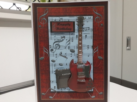 Guitar birthday  by Diane Carbis