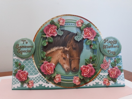 Triangle Base Mini Kit - Sweet Horses by Diane Carbis