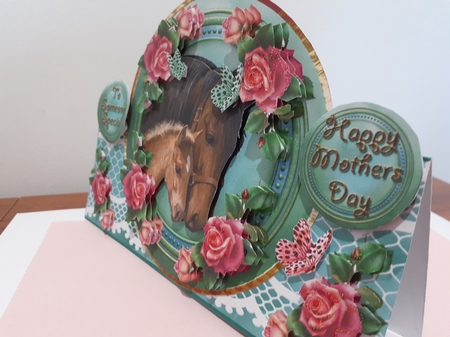 Triangle Base Mini Kit - Sweet Horses by Diane Carbis